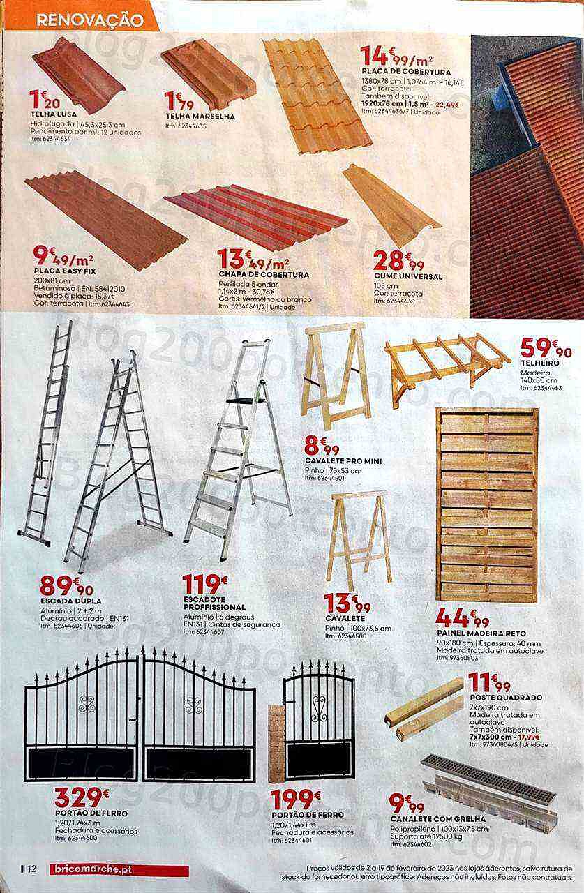 Antevisão Folheto BRICOMARCHÉ Promoções de 2 a 19 fevereiro