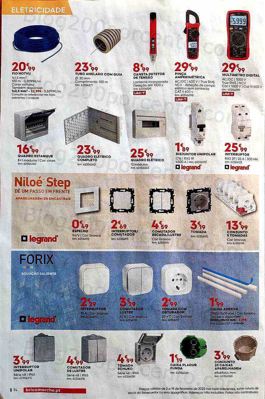 Antevisão Folheto BRICOMARCHÉ Promoções de 2 a 19 fevereiro