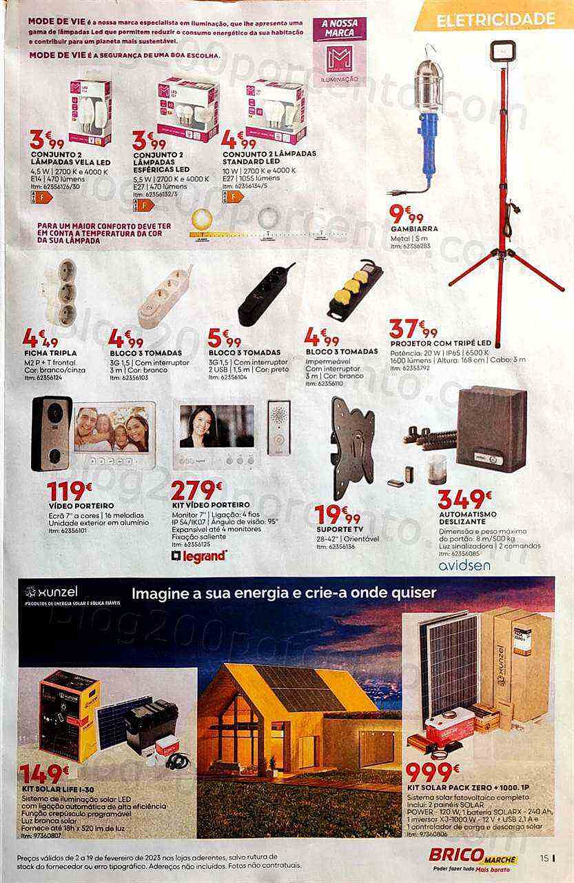 Antevisão Folheto BRICOMARCHÉ Promoções de 2 a 19 fevereiro