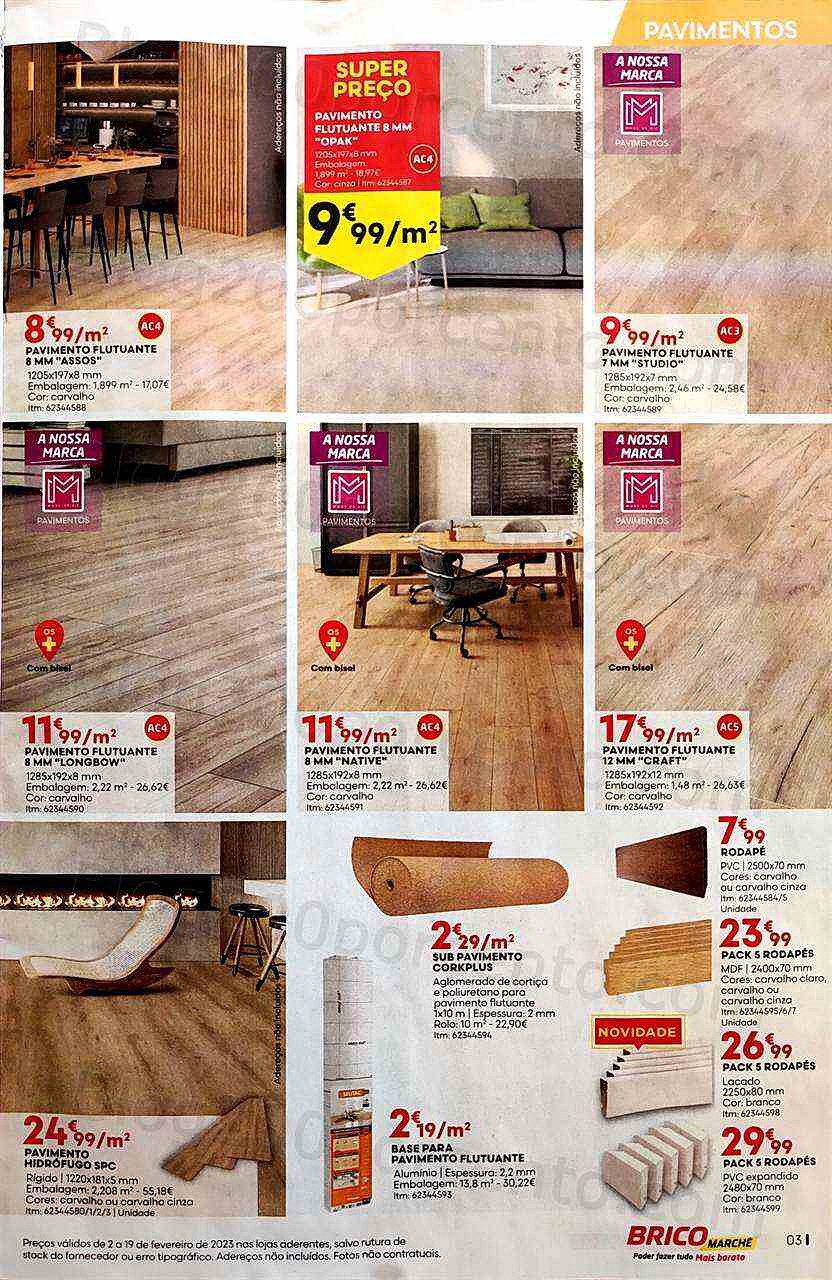Antevisão Folheto BRICOMARCHÉ Promoções de 2 a 19 fevereiro