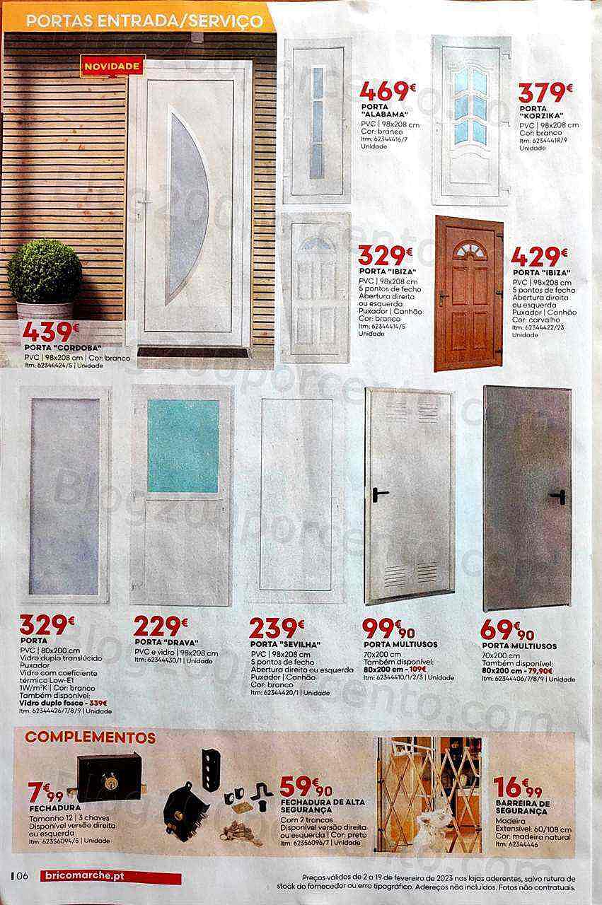 Antevisão Folheto BRICOMARCHÉ Promoções de 2 a 19 fevereiro