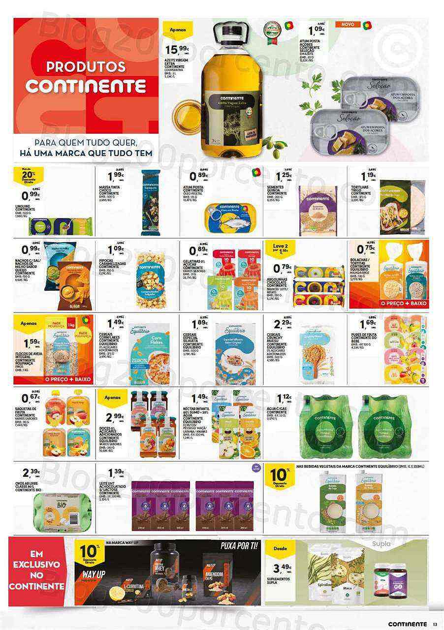 Antevisão Folheto CONTINENTE Modelo - Hiper Promoções de 17 a 23 janeiro