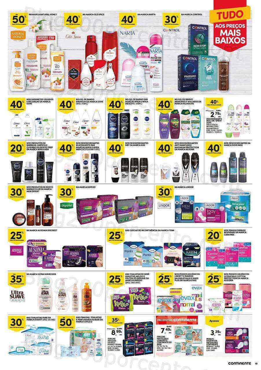 Antevisão Folheto CONTINENTE Modelo - Hiper Promoções de 17 a 23 janeiro
