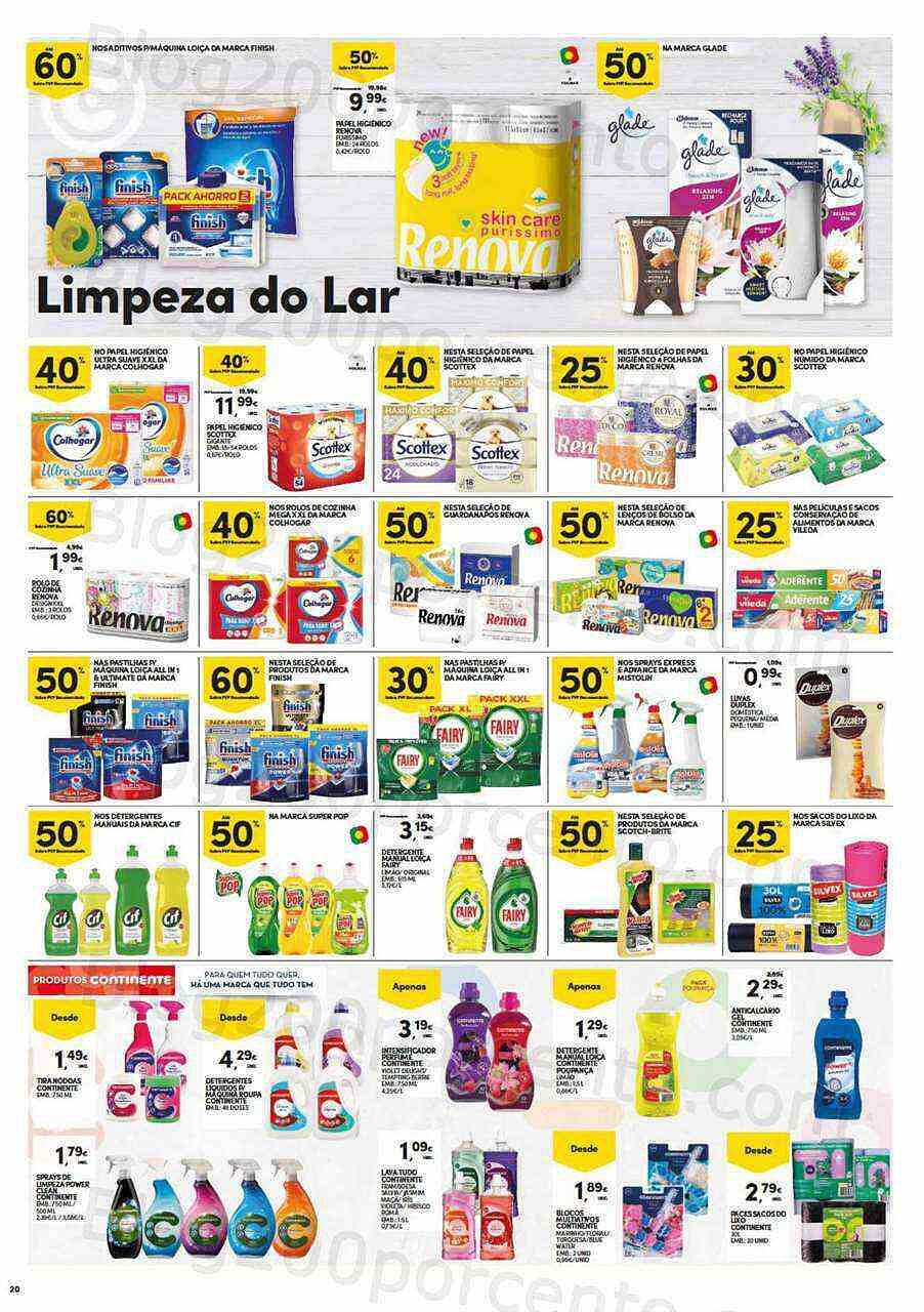 Antevisão Folheto CONTINENTE Modelo - Hiper Promoções de 17 a 23 janeiro