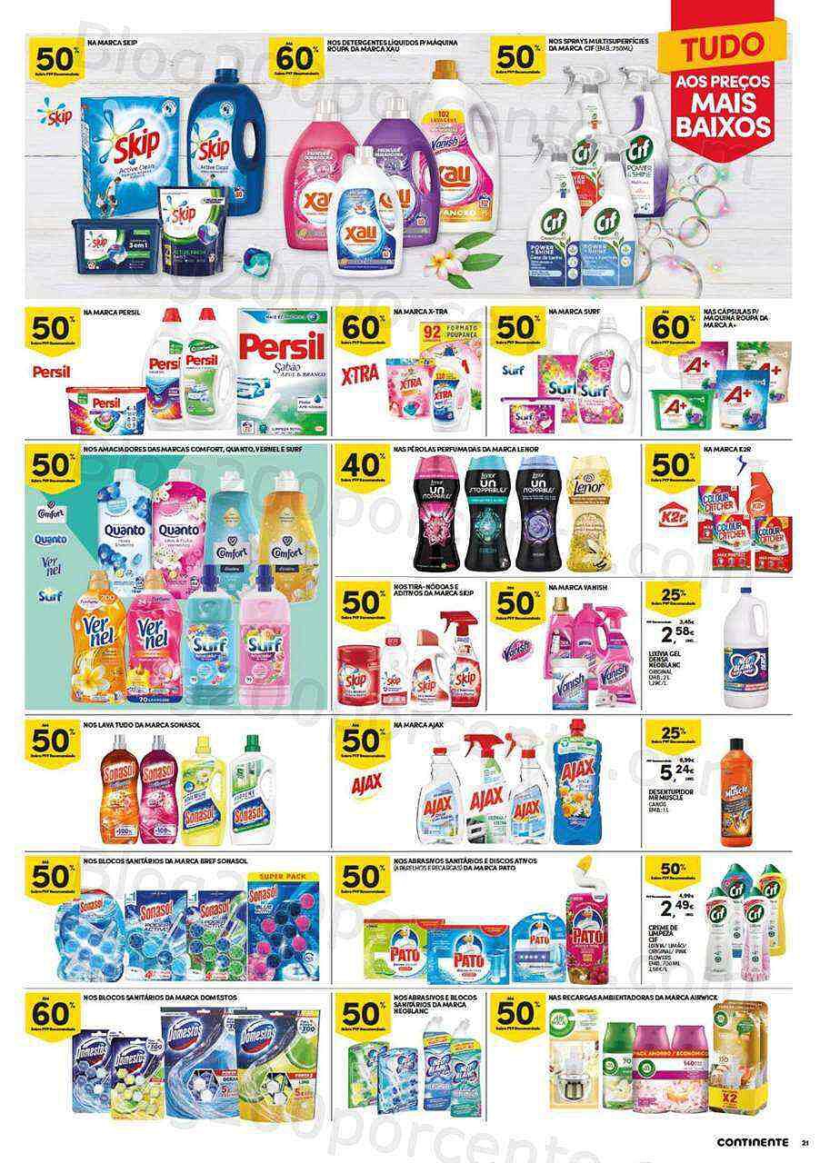 Antevisão Folheto CONTINENTE Modelo - Hiper Promoções de 17 a 23 janeiro