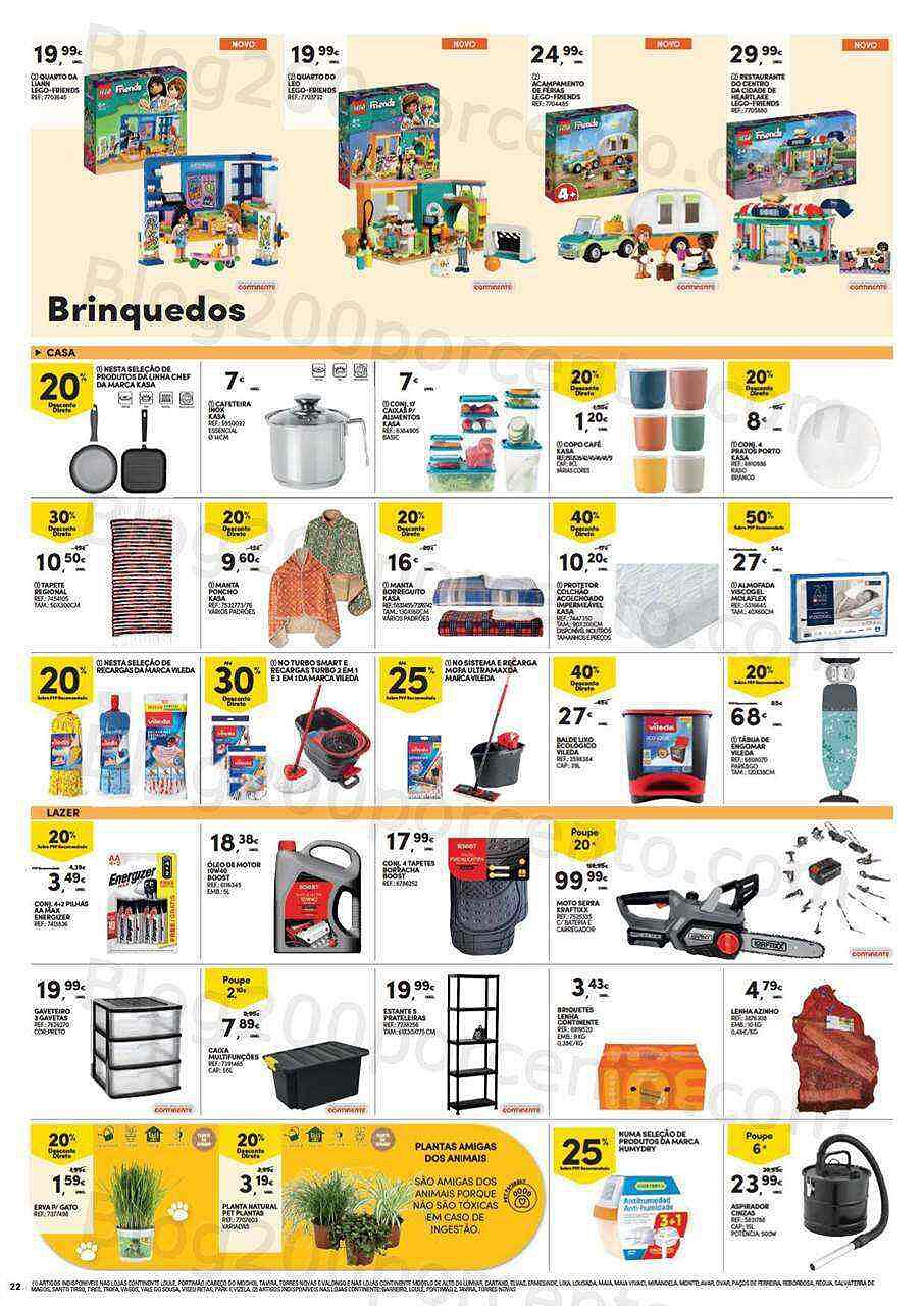 Antevisão Folheto CONTINENTE Bazar Promoções de 24 a 30 janeiro
