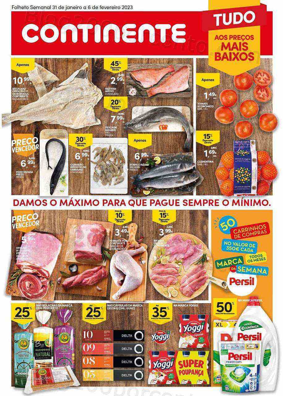 Antevisão Folheto CONTINENTE Modelo - Hiper Promoções de 31 janeiro a 6 fevereiro