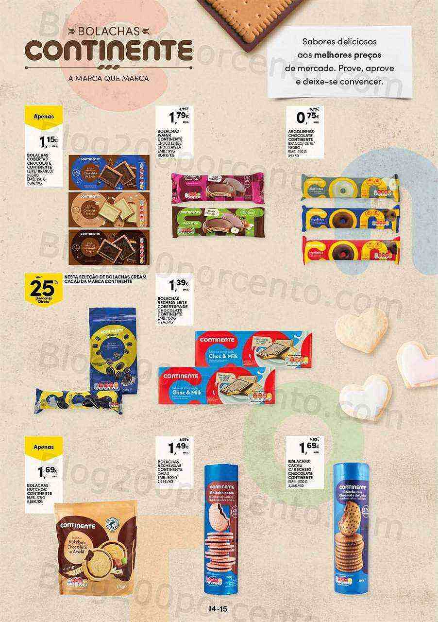 Antevisão Folheto CONTINENTE Bolachas Promoções de 31 janeiro a 12 fevereiro
