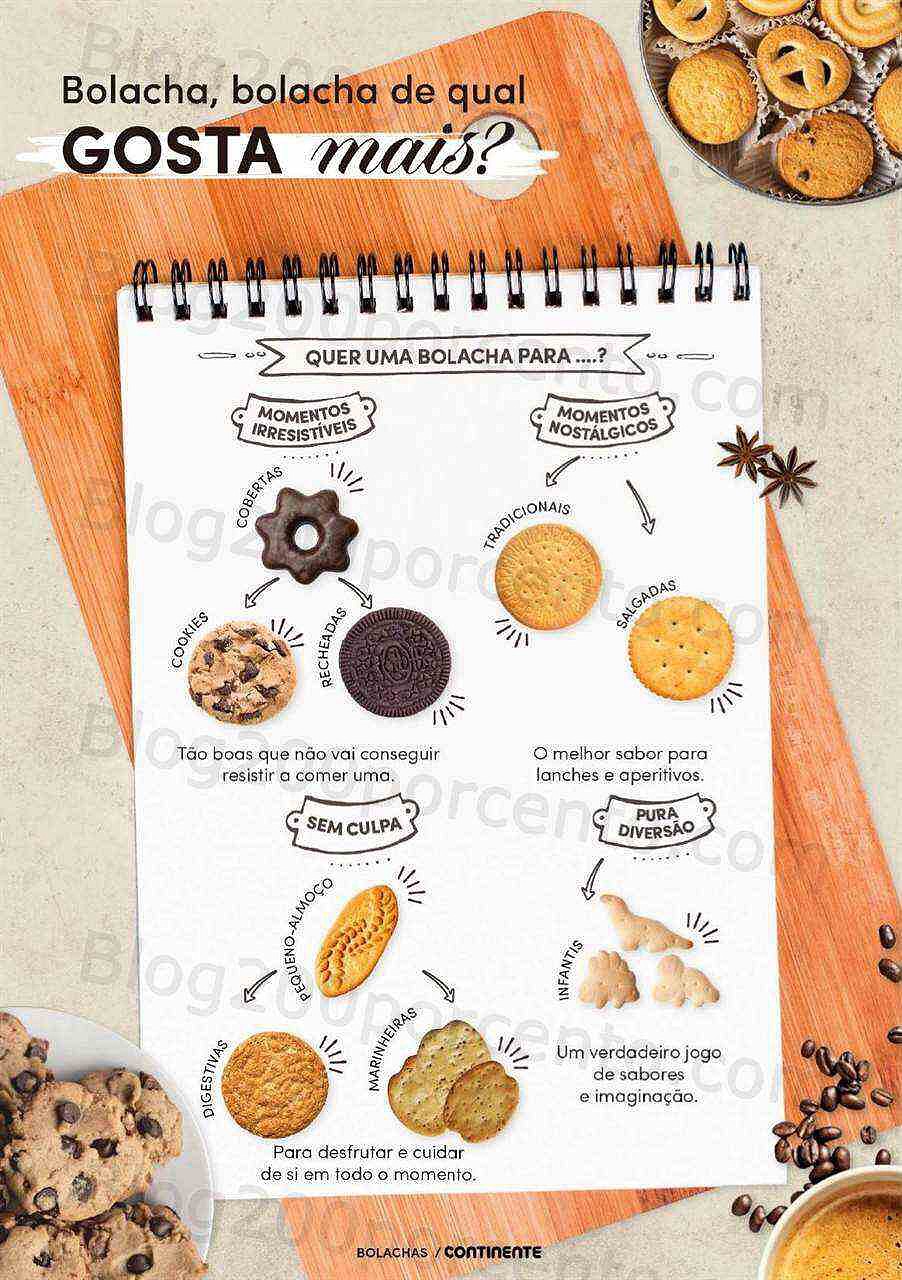 Antevisão Folheto CONTINENTE Bolachas Promoções de 31 janeiro a 12 fevereiro