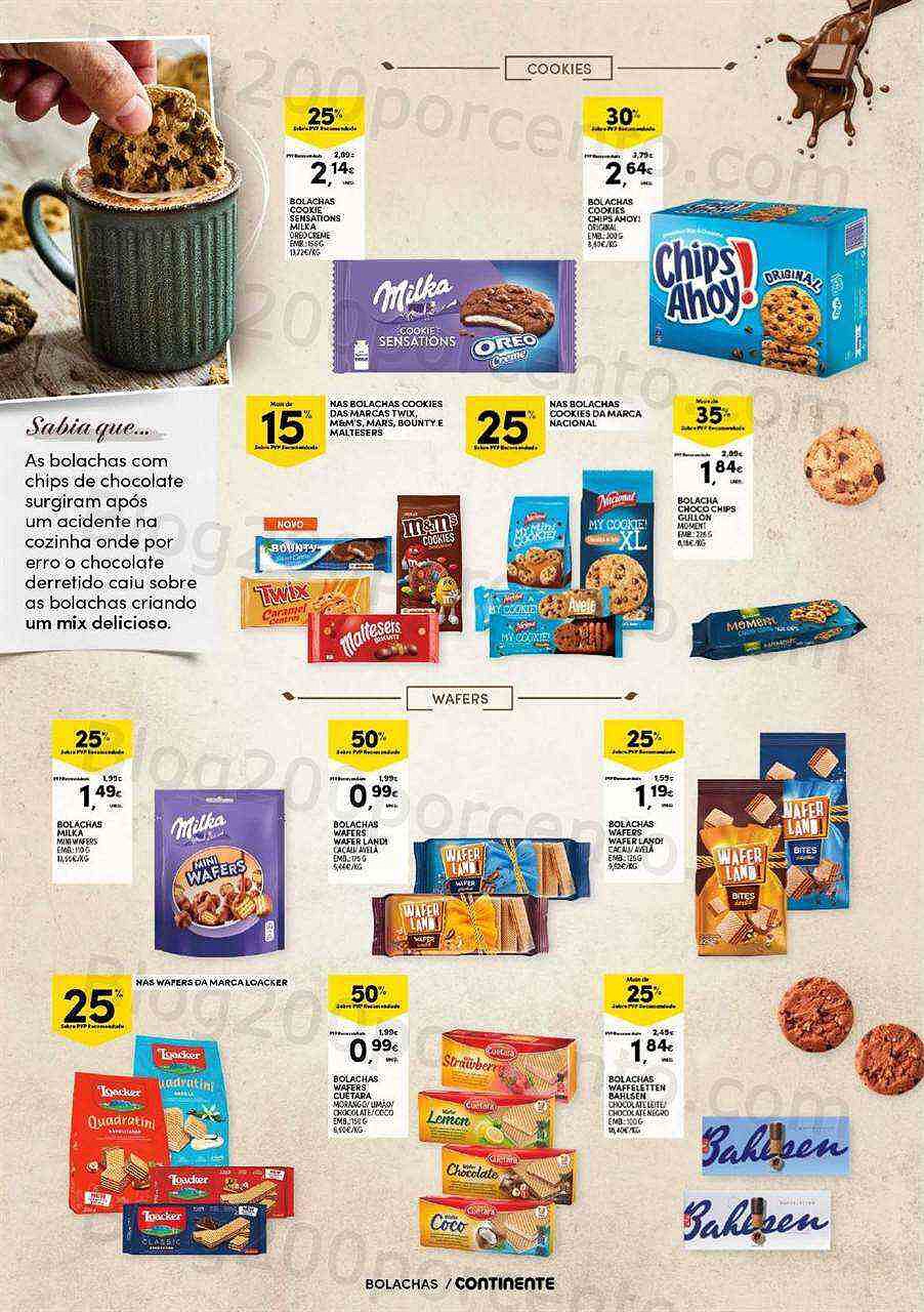 Antevisão Folheto CONTINENTE Bolachas Promoções de 31 janeiro a 12 fevereiro