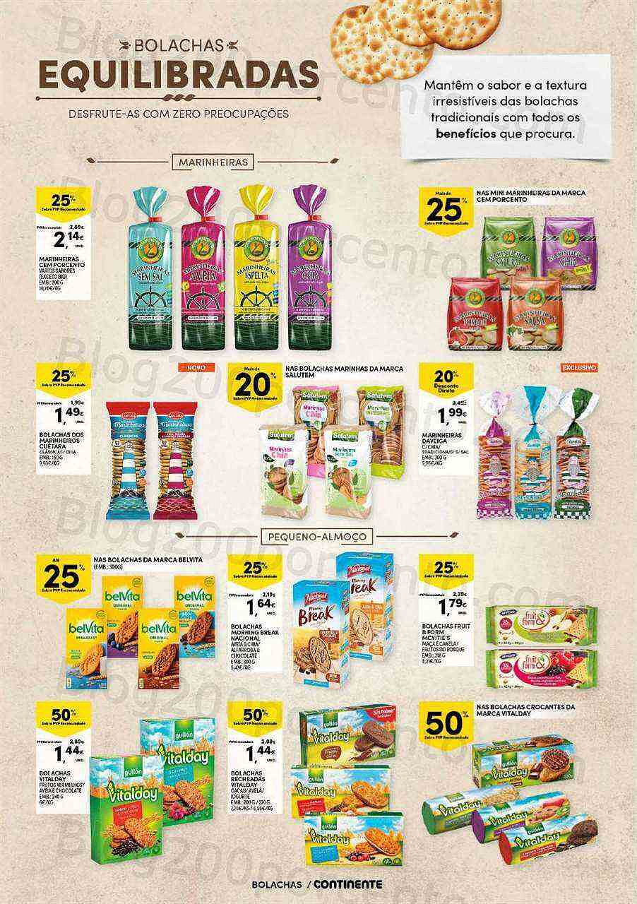 Antevisão Folheto CONTINENTE Bolachas Promoções de 31 janeiro a 12 fevereiro