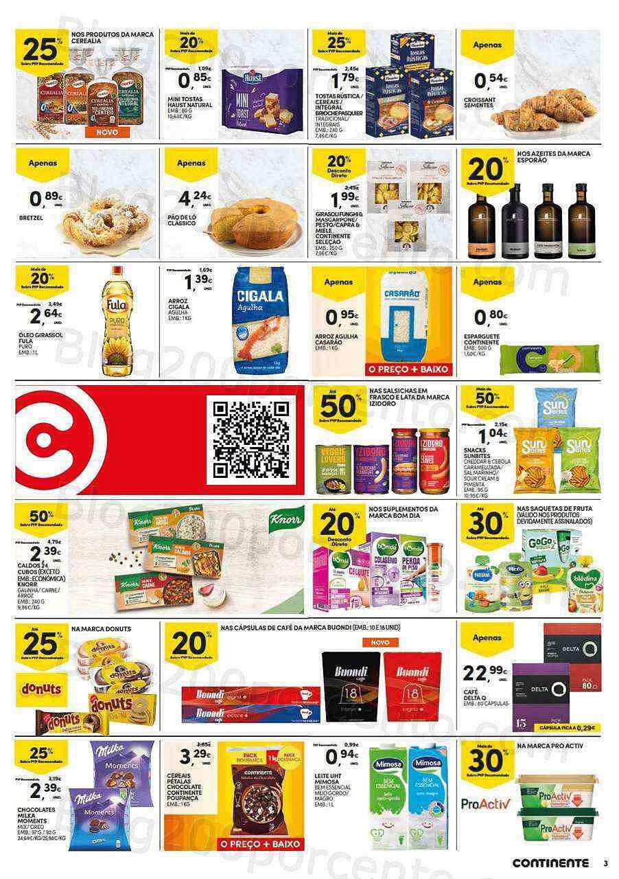 Antevisão Folheto CONTINENTE Promoções Fim de Semana - 20 a 23 janeiro
