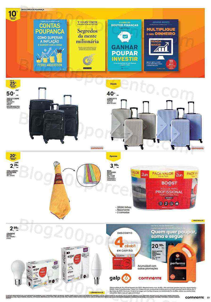 Antevisão Folheto CONTINENTE Bazar Promoções de 14 a 20 fevereiro