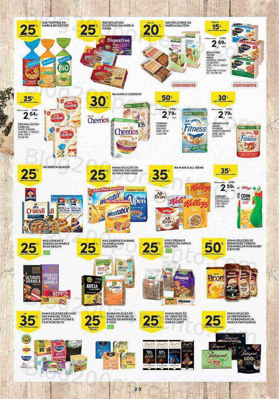 Antevisão Folheto CONTINENTE Vida Saudável Promoções de 17 a 29 janeiro