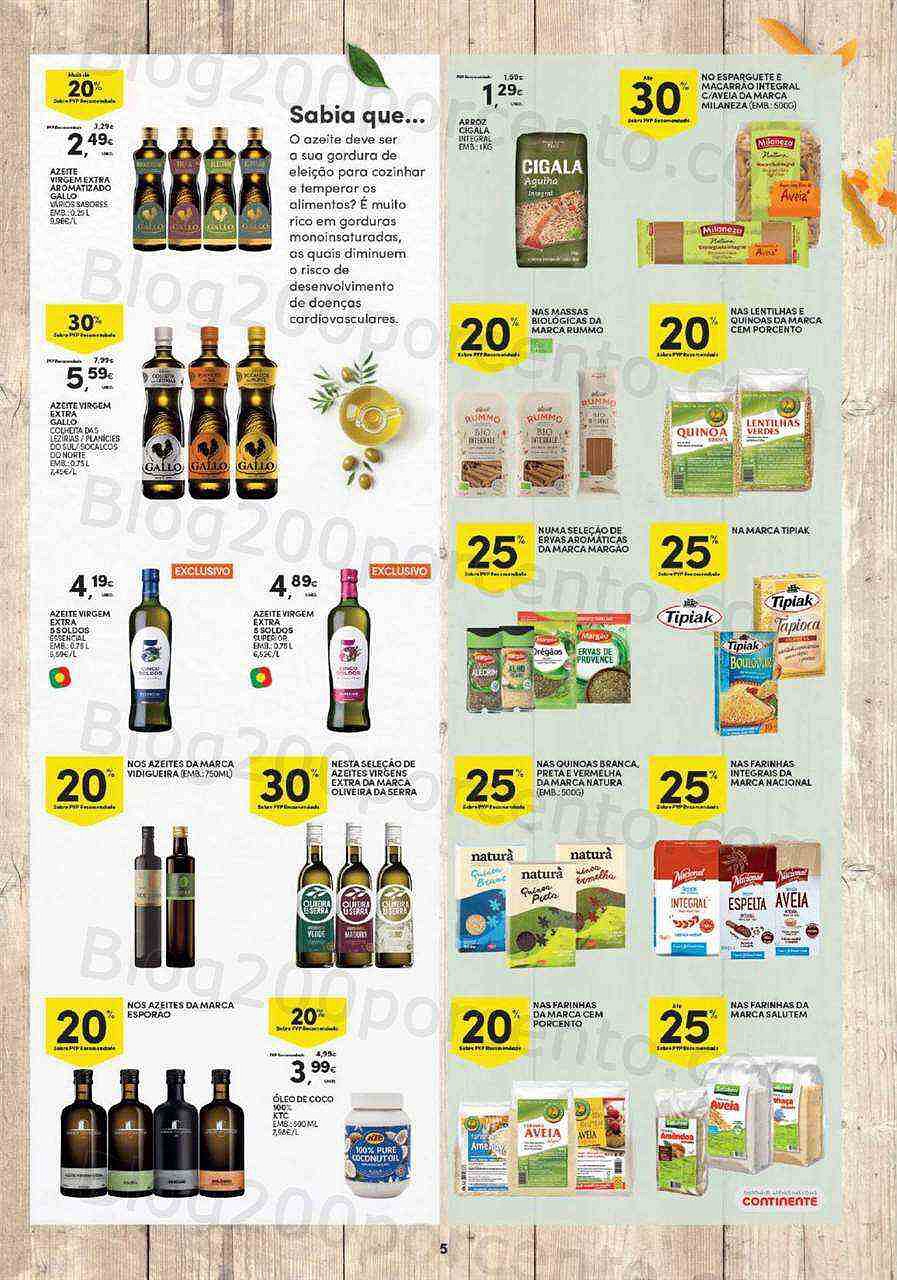Antevisão Folheto CONTINENTE Vida Saudável Promoções de 17 a 29 janeiro