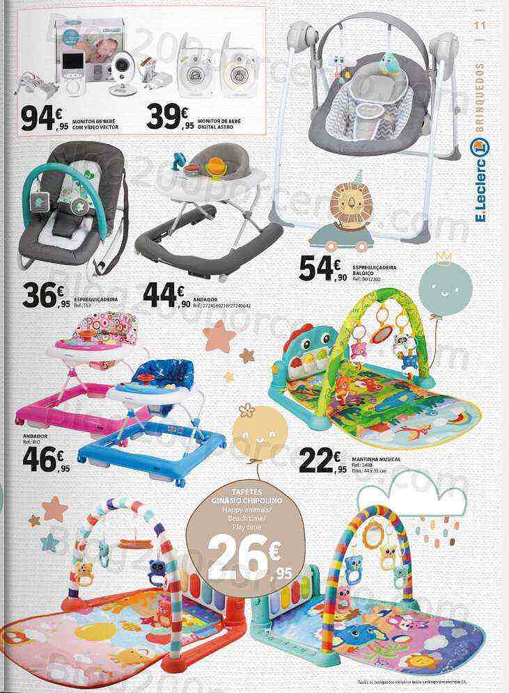 Antevisão Folheto E-LECLERC Especial Bebé Promoções de 10 a 22 janeiro