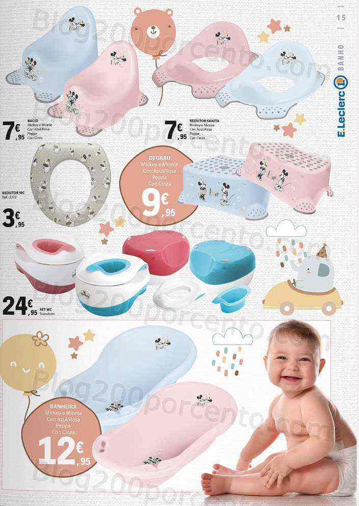 Antevisão Folheto E-LECLERC Especial Bebé Promoções de 10 a 22 janeiro