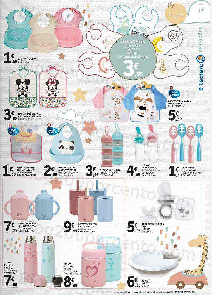 Antevisão Folheto E-LECLERC Especial Bebé Promoções de 10 a 22 janeiro