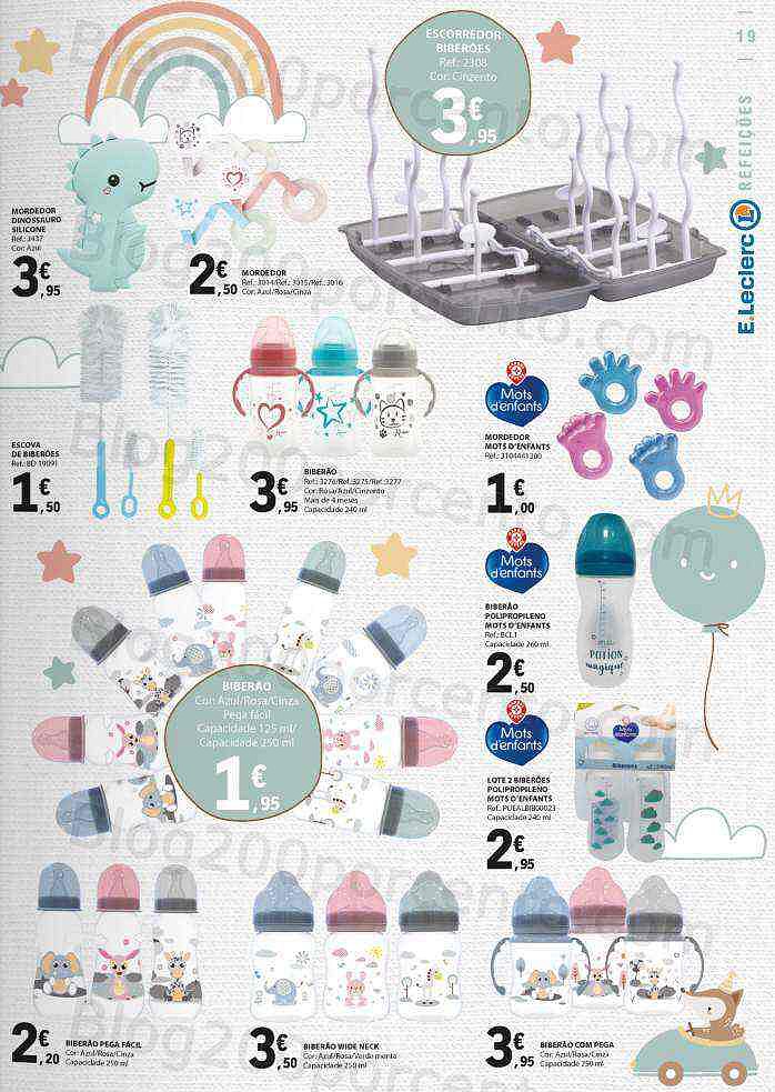 Antevisão Folheto E-LECLERC Especial Bebé Promoções de 10 a 22 janeiro