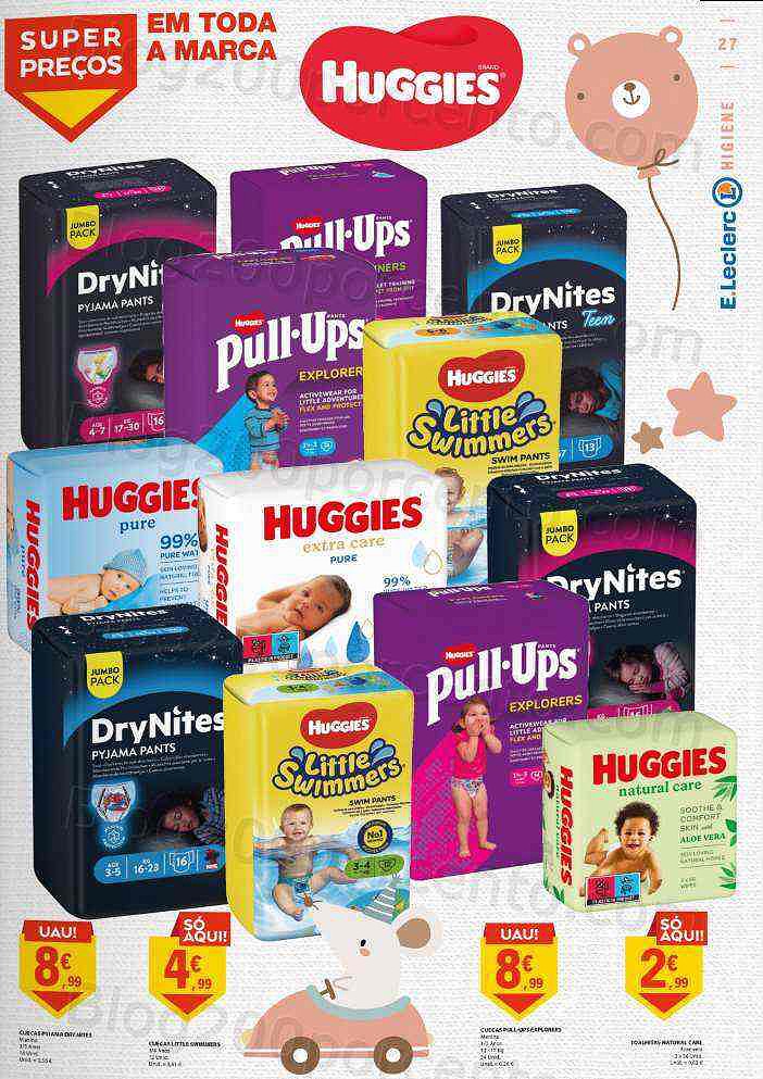 Antevisão Folheto E-LECLERC Especial Bebé Promoções de 10 a 22 janeiro