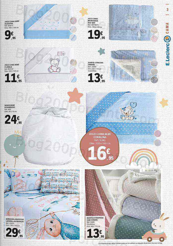 Antevisão Folheto E-LECLERC Especial Bebé Promoções de 10 a 22 janeiro