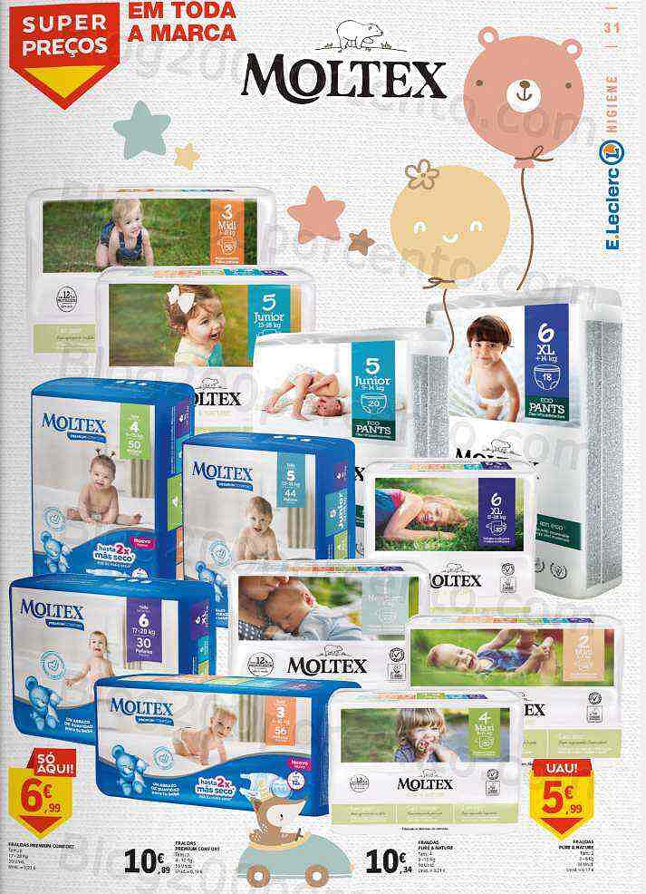 Antevisão Folheto E-LECLERC Especial Bebé Promoções de 10 a 22 janeiro
