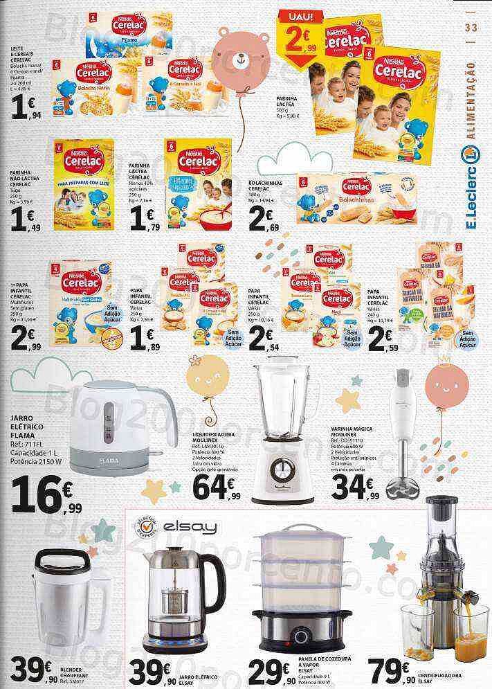 Antevisão Folheto E-LECLERC Especial Bebé Promoções de 10 a 22 janeiro