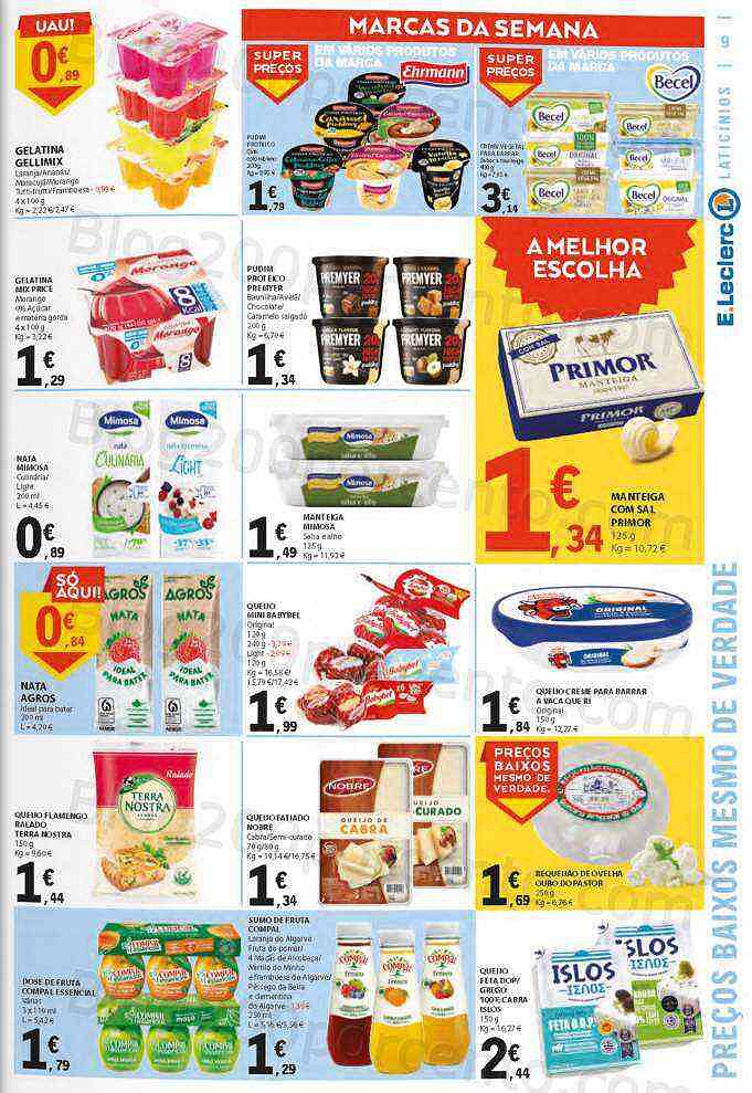Antevisão Folheto E-LECLERC Promoções de 12 a 18 janeiro