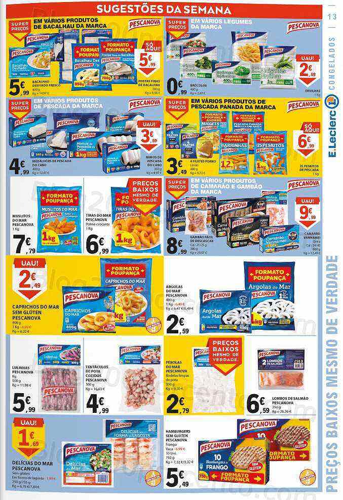 Antevisão Folheto E-LECLERC Promoções de 19 a 25 janeiro