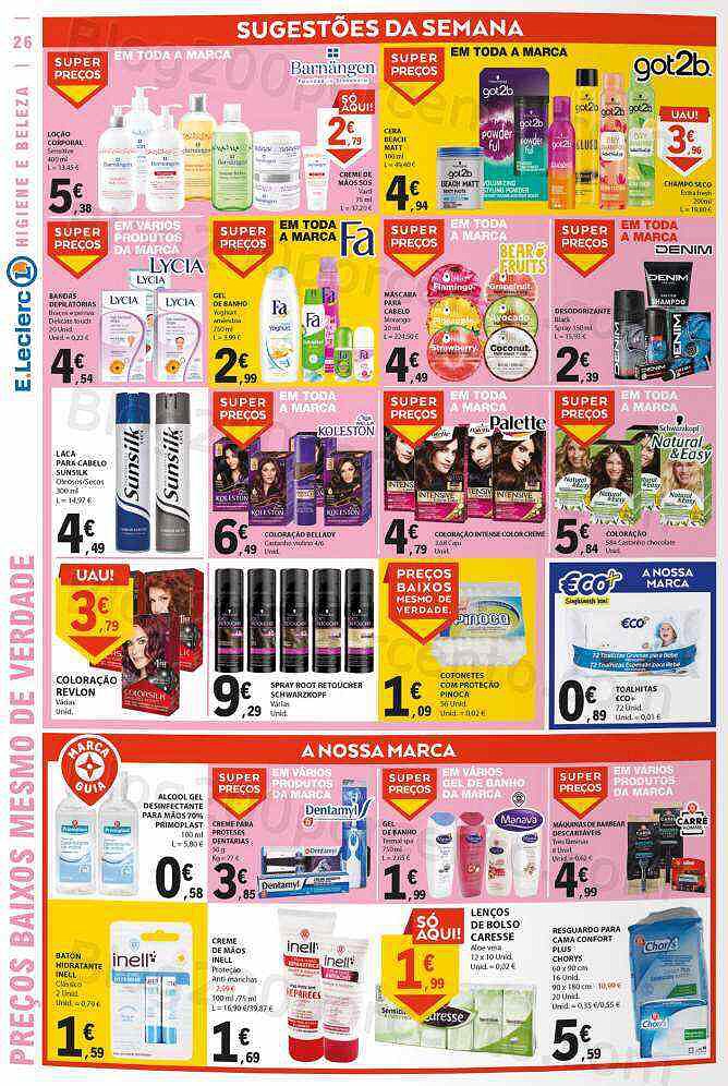 Antevisão Folheto E-LECLERC Promoções de 19 a 25 janeiro