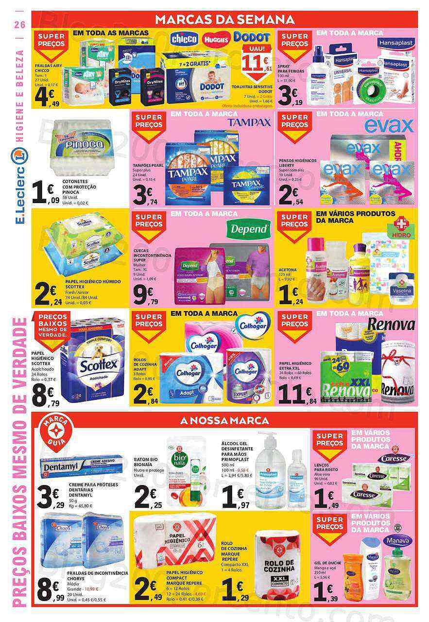 Antevisão Folheto E-LECLERC Promoções de 2 a 8 fevereiro