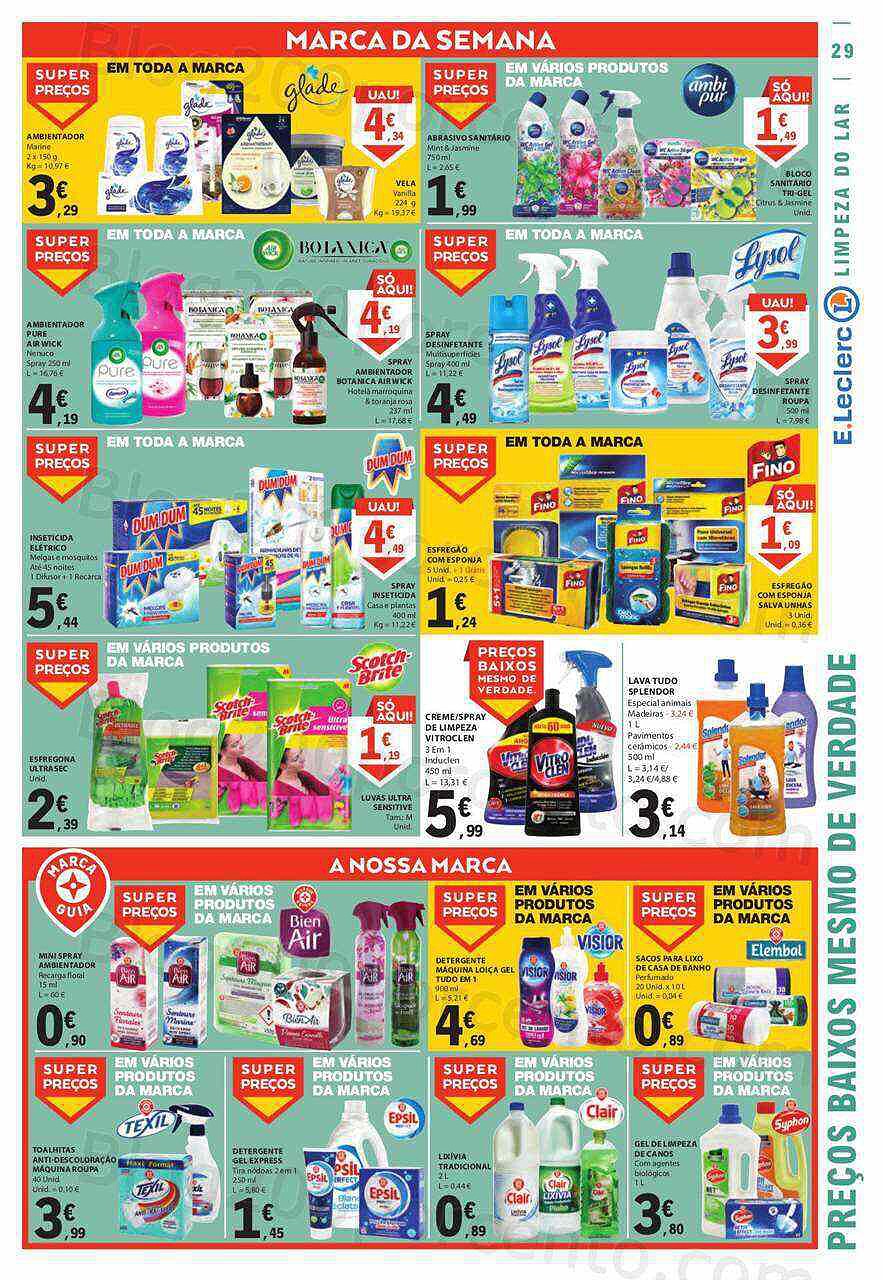 Antevisão Folheto E-LECLERC Promoções de 2 a 8 fevereiro
