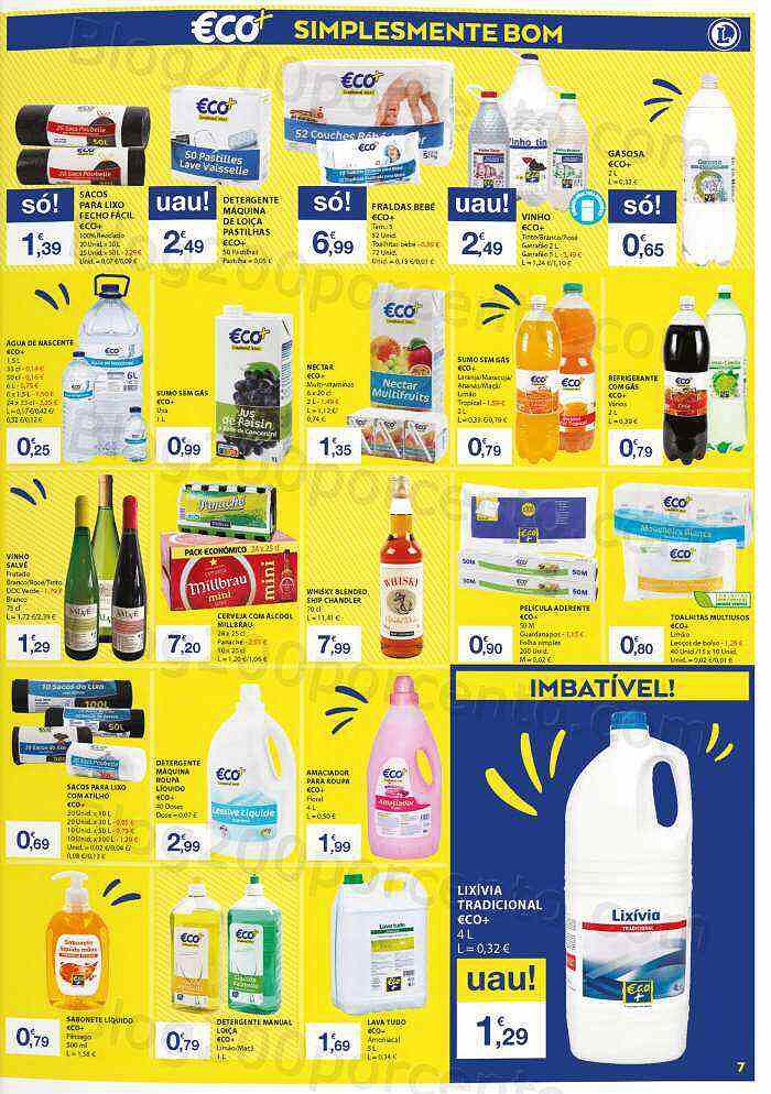 Antevisão Folheto E-LECLERC Eco+ Promoções de 10 a 22 janeiro