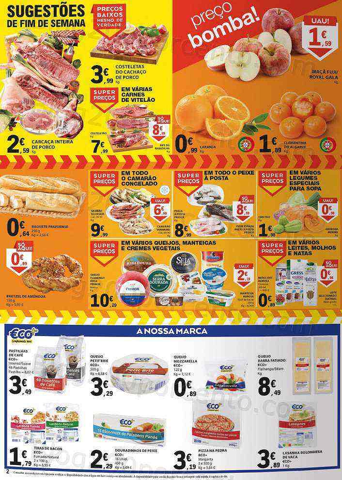 Antevisão Folheto E-LECLERC Promoções Fim de Semana - 20 a 22 janeiro