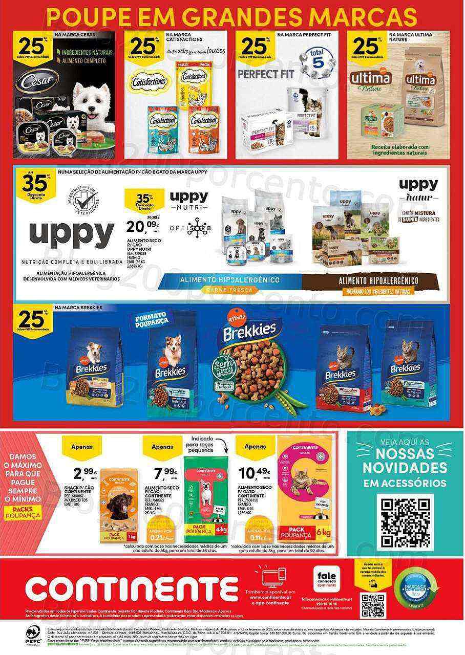 Antevisão Folheto CONTINENTE Feira Alimentação Animal - 31 janeiro a 12 fevereiro