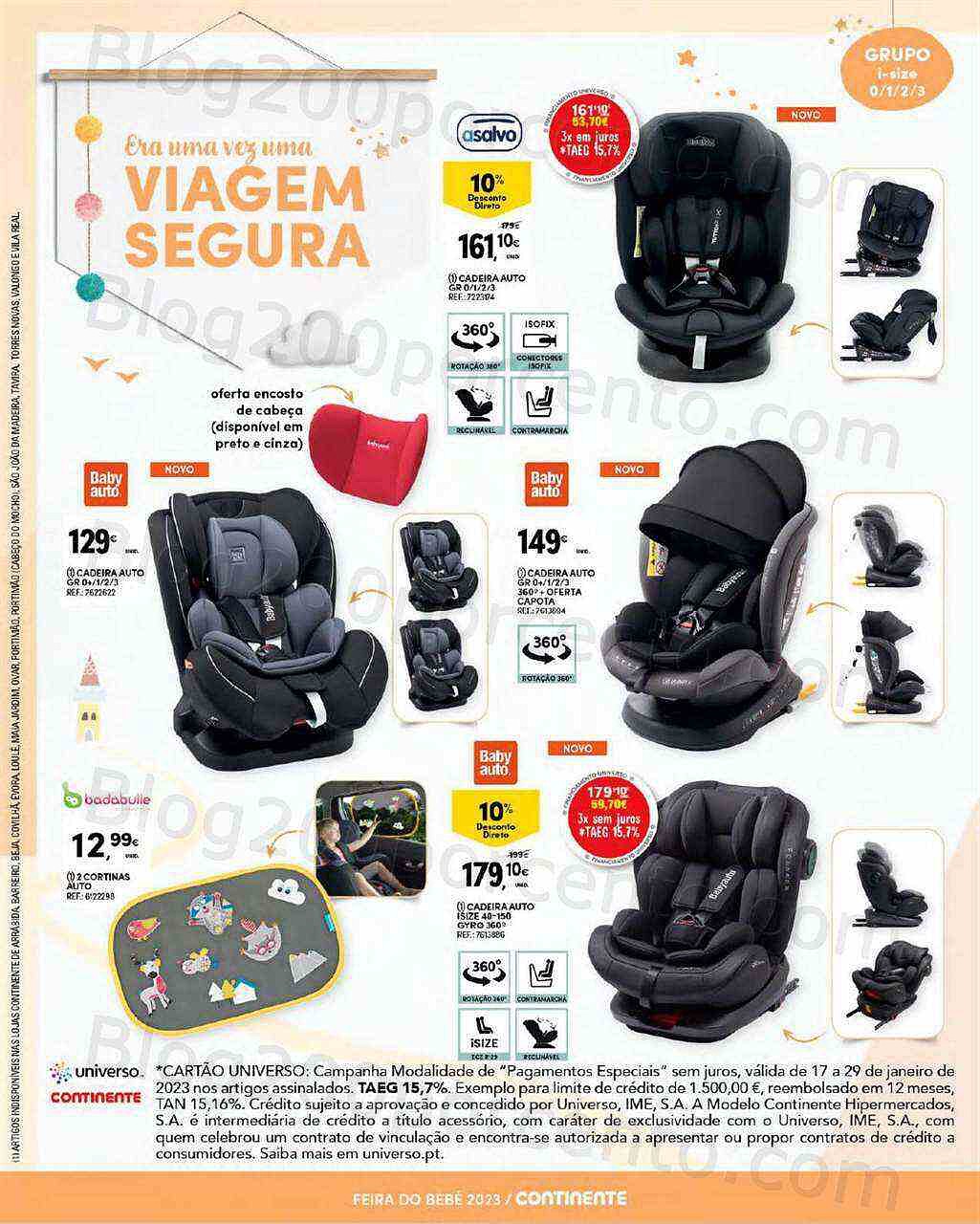 Antevisão Folheto CONTINENTE Feira do Bebé Promoções de 17 a 29 janeiro