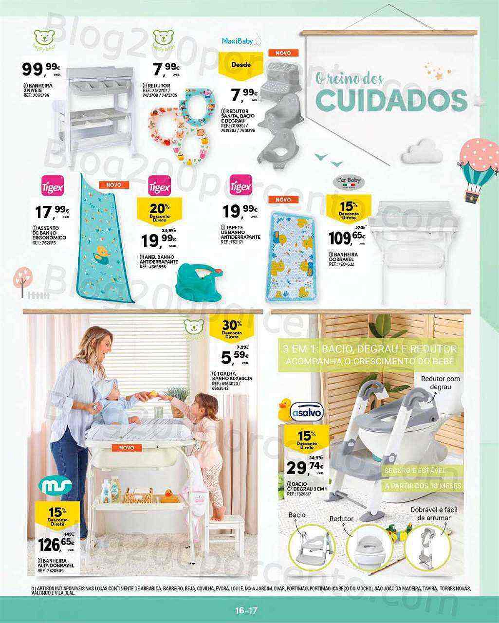 Antevisão Folheto CONTINENTE Feira do Bebé Promoções de 17 a 29 janeiro