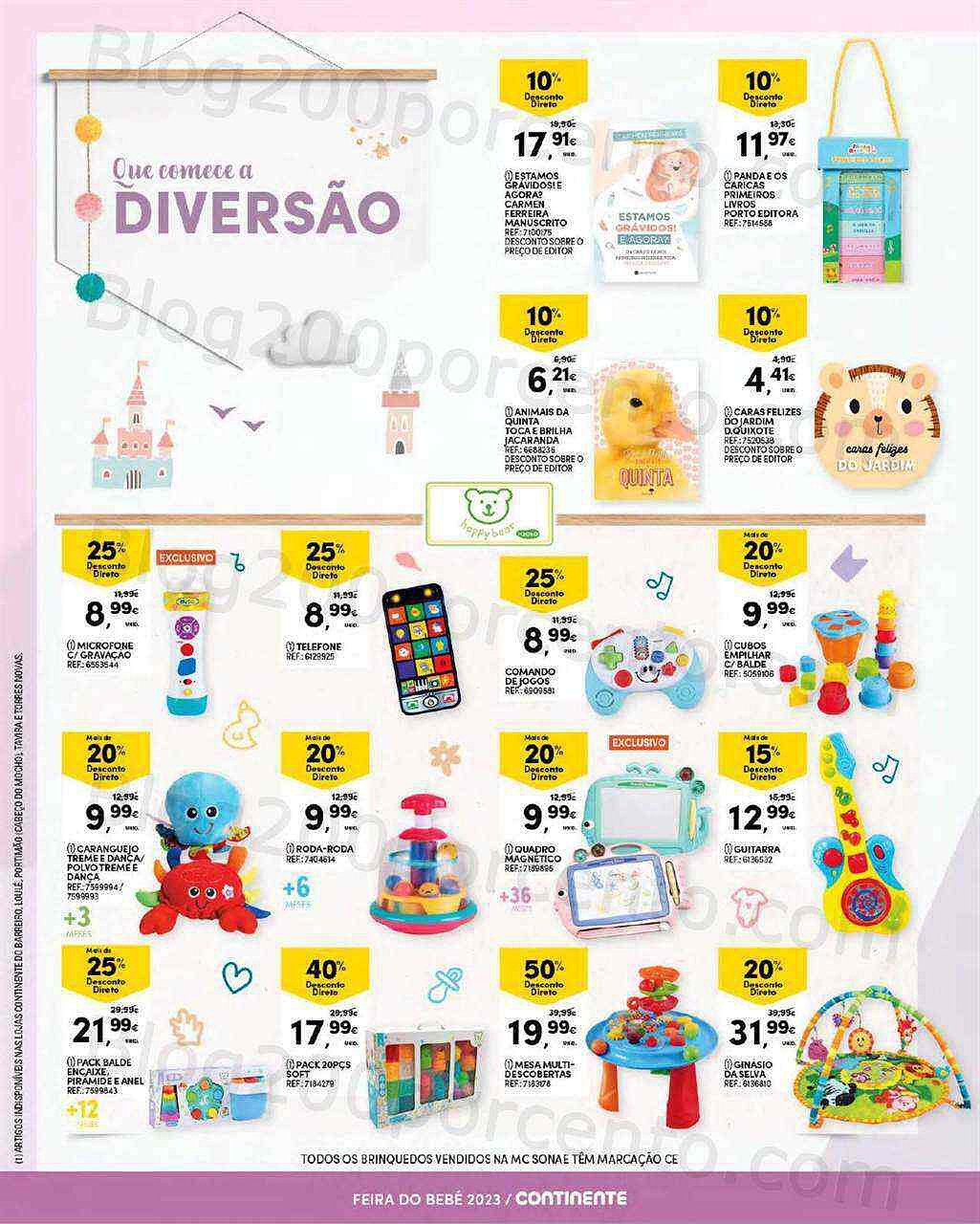 Antevisão Folheto CONTINENTE Feira do Bebé Promoções de 17 a 29 janeiro