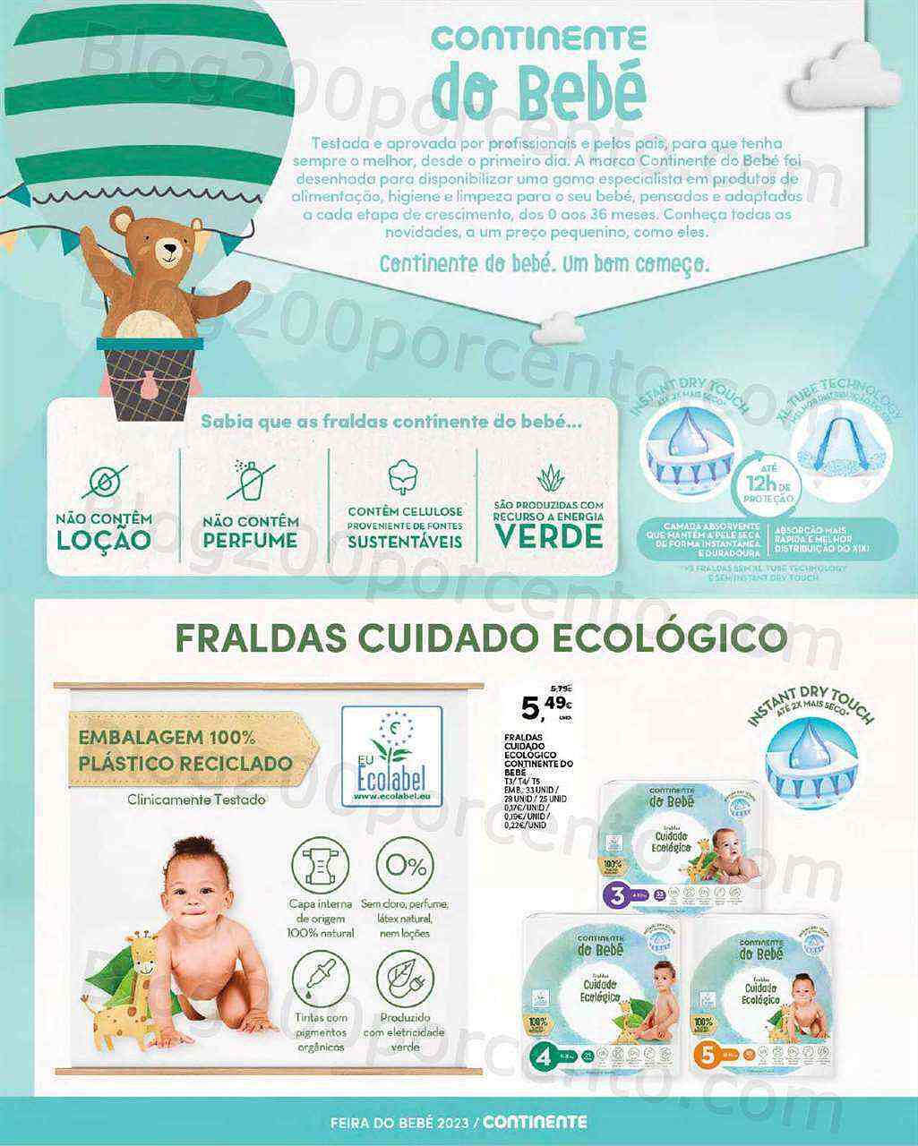 Antevisão Folheto CONTINENTE Feira do Bebé Promoções de 17 a 29 janeiro