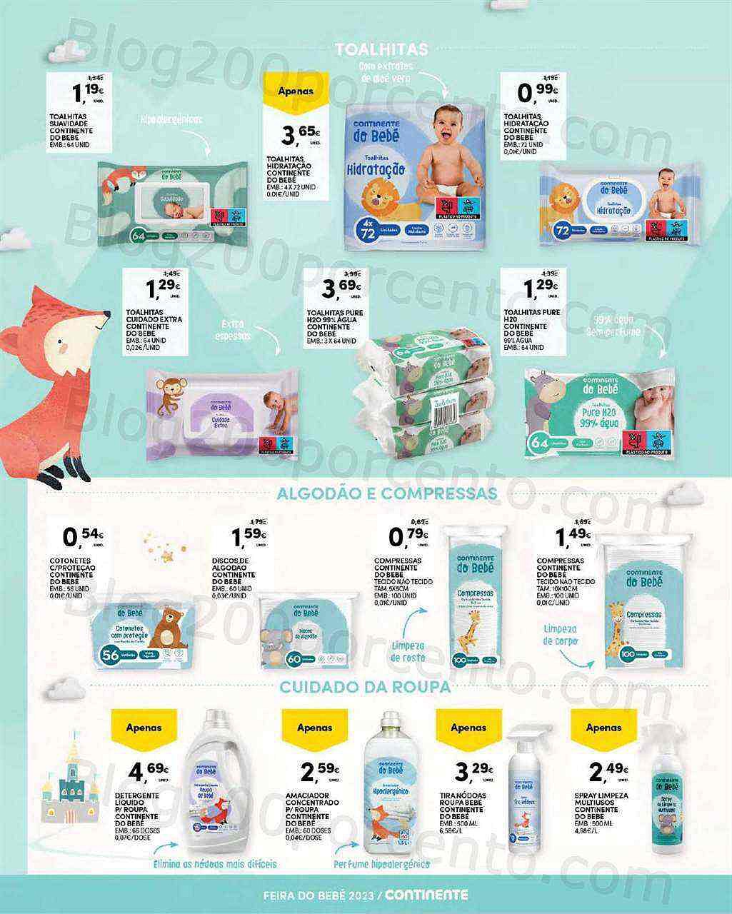 Antevisão Folheto CONTINENTE Feira do Bebé Promoções de 17 a 29 janeiro