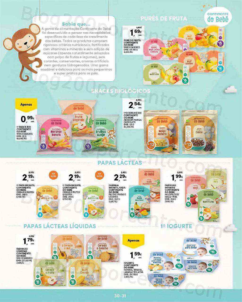 Antevisão Folheto CONTINENTE Feira do Bebé Promoções de 17 a 29 janeiro