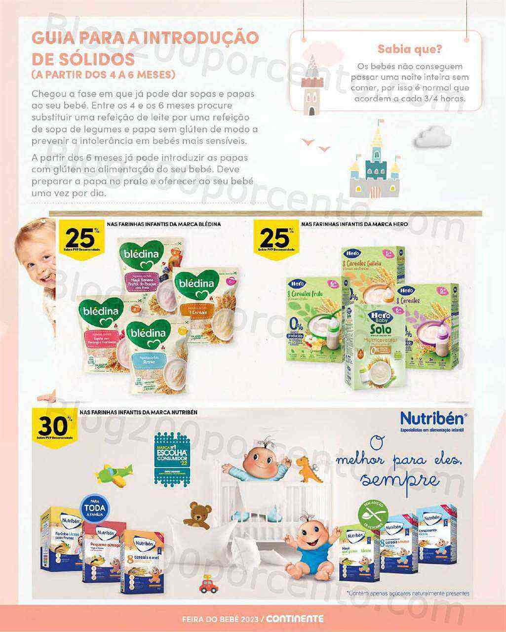 Antevisão Folheto CONTINENTE Feira do Bebé Promoções de 17 a 29 janeiro