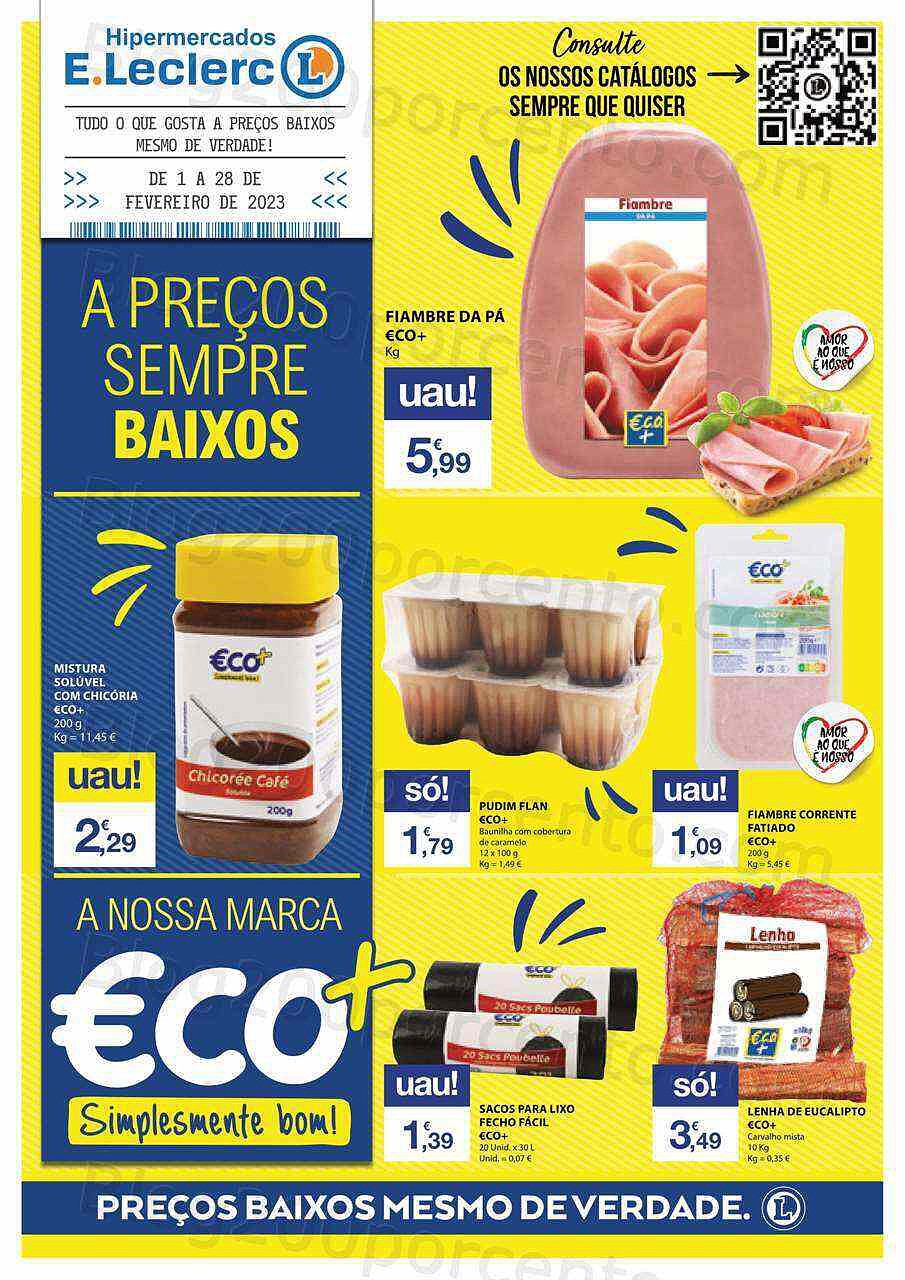 Antevisão Folheto E-LECLERC Especial Guia Promoções de 1 a 28 fevereiro