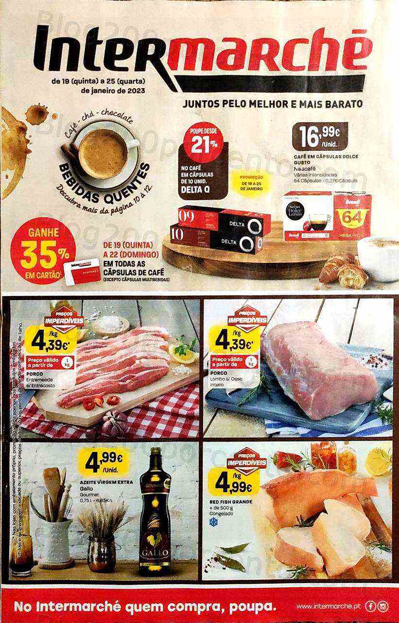 Antevisão Folheto INTERMARCHÉ Contact Promoções de 19 a 25 janeiro