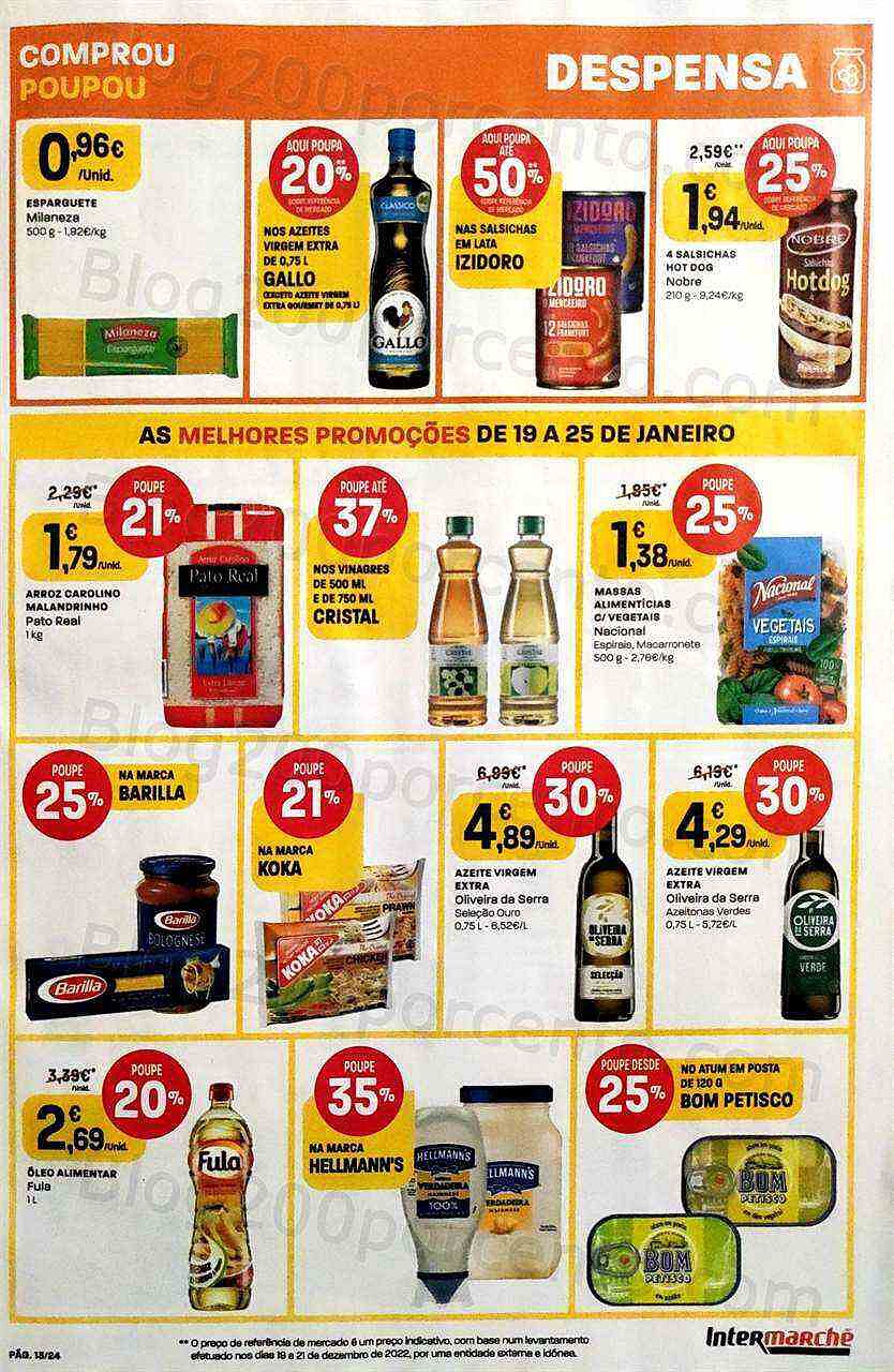 Antevisão Folheto INTERMARCHÉ Contact Promoções de 19 a 25 janeiro