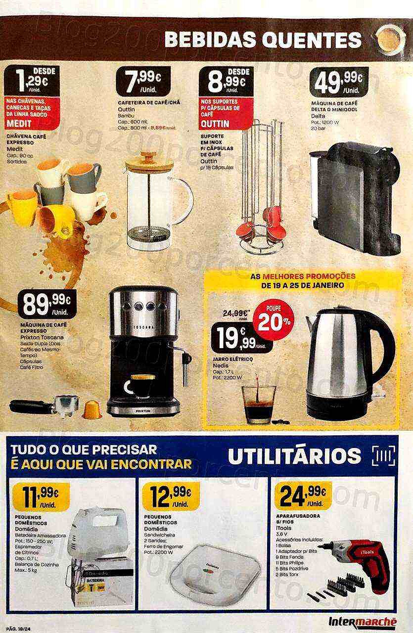 Antevisão Folheto INTERMARCHÉ Contact Promoções de 19 a 25 janeiro