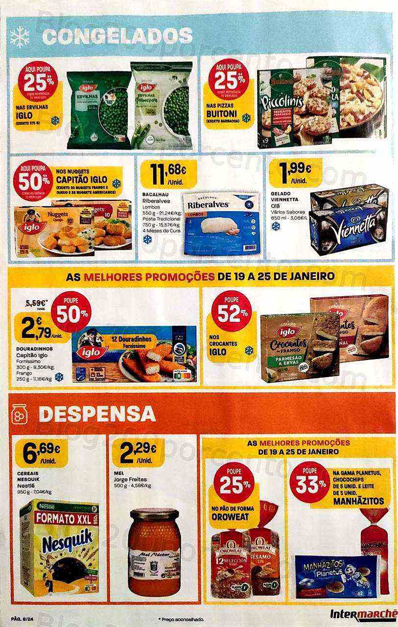 Antevisão Folheto INTERMARCHÉ Contact Promoções de 19 a 25 janeiro