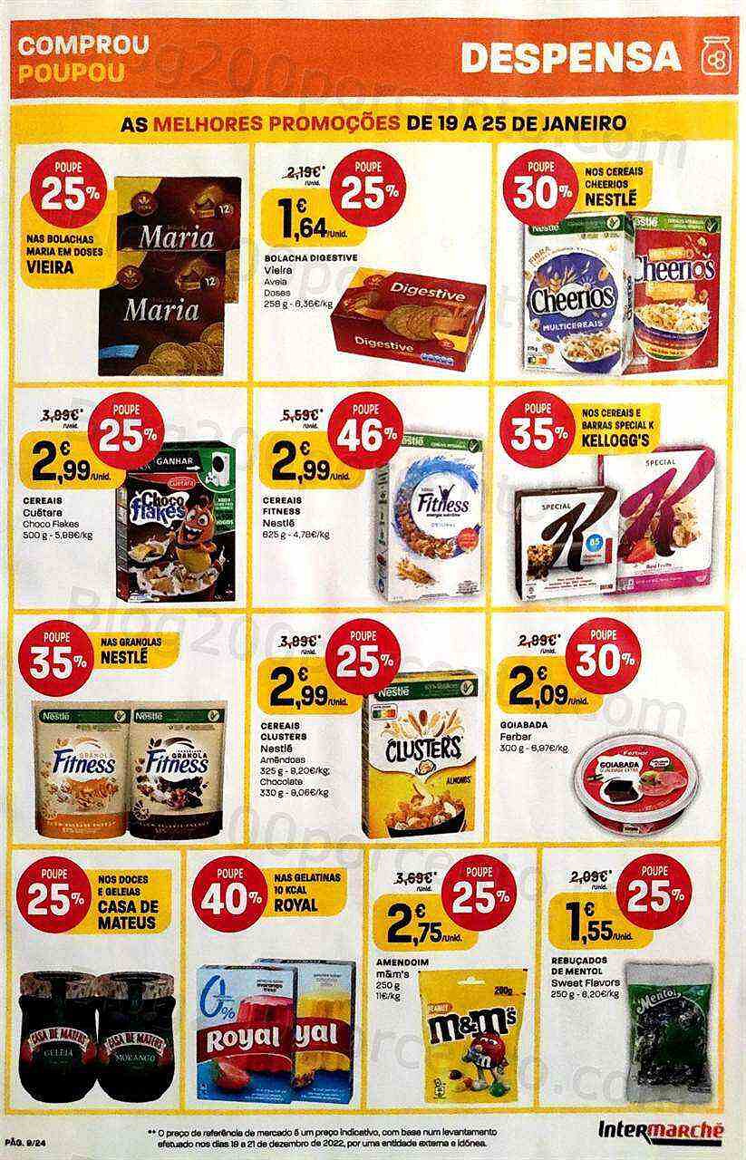 Antevisão Folheto INTERMARCHÉ Contact Promoções de 19 a 25 janeiro