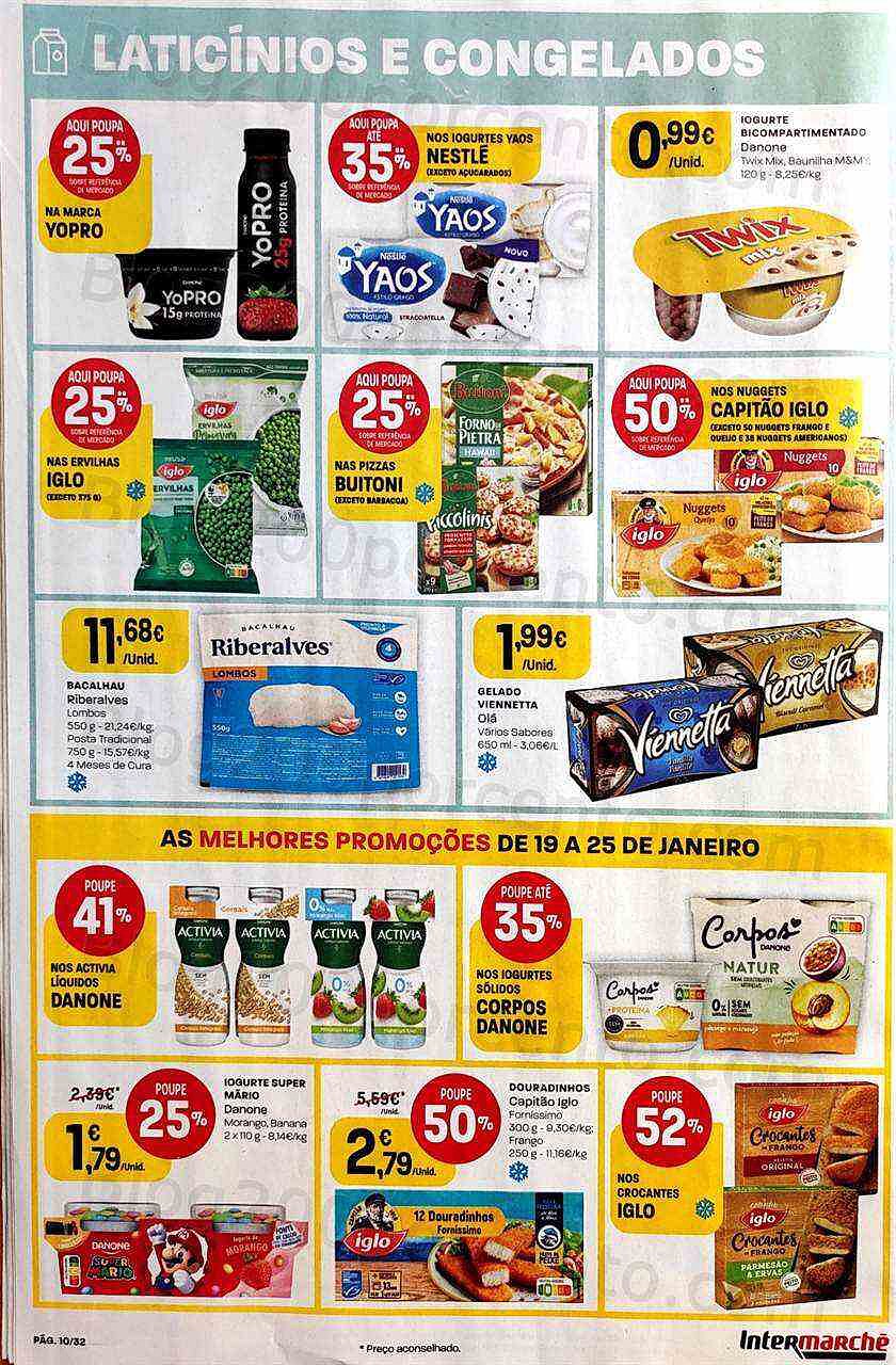Antevisão Folheto INTERMARCHÉ Promoções de 19 a 25 janeiro