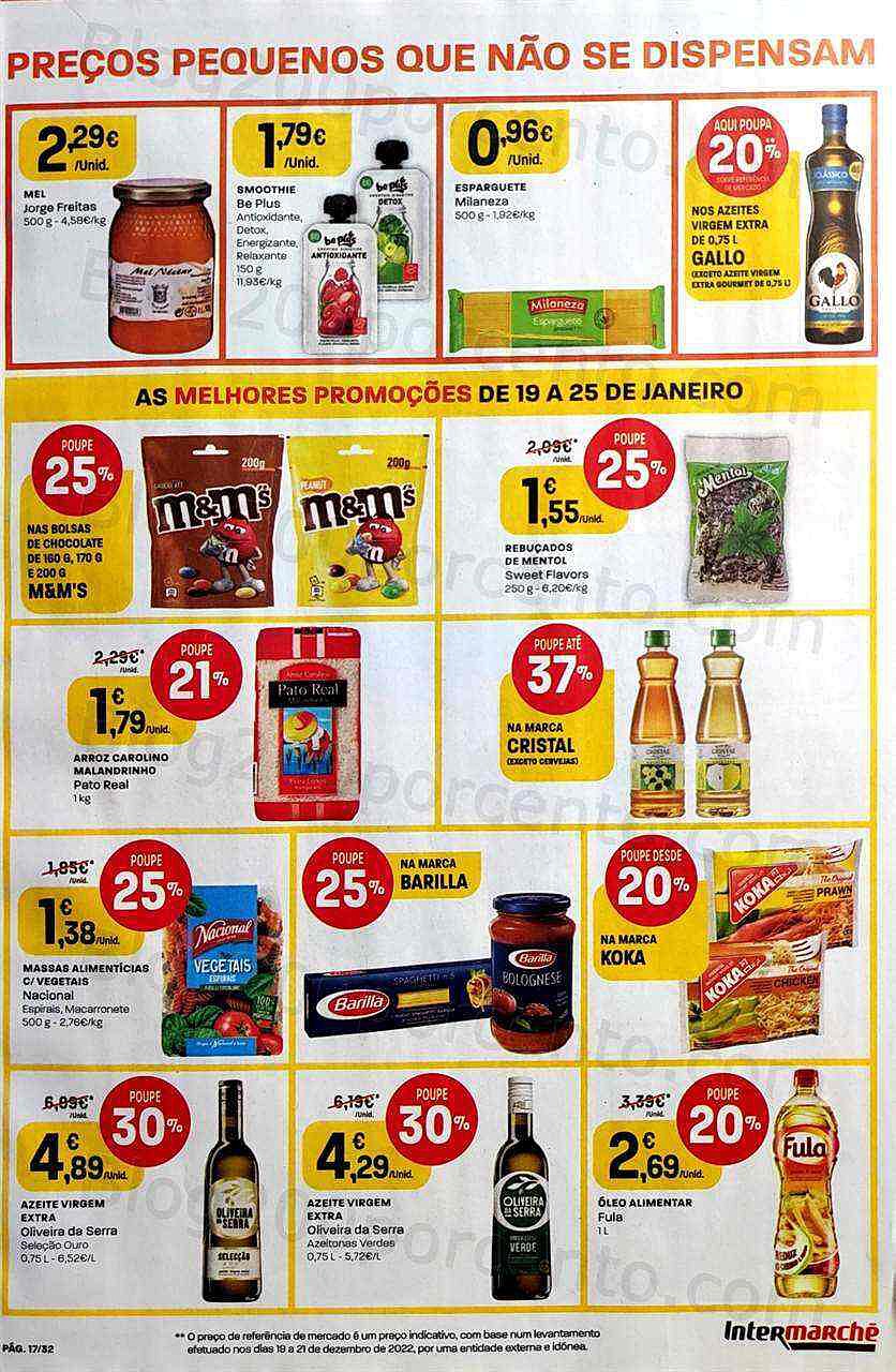 Antevisão Folheto INTERMARCHÉ Promoções de 19 a 25 janeiro